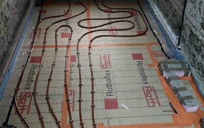 Pose d’un plancher chauffant basse température en neuf et rénovation proche du HAVRE.